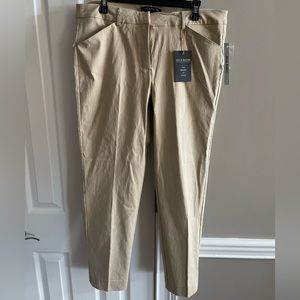 Zac & Rachel Slim Ankle Pants, Size 14, Chino - NWT